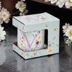 Picture of FLORAL BLUE M IS FOR MUM MUG